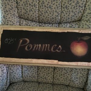 French themed kitchen wall art